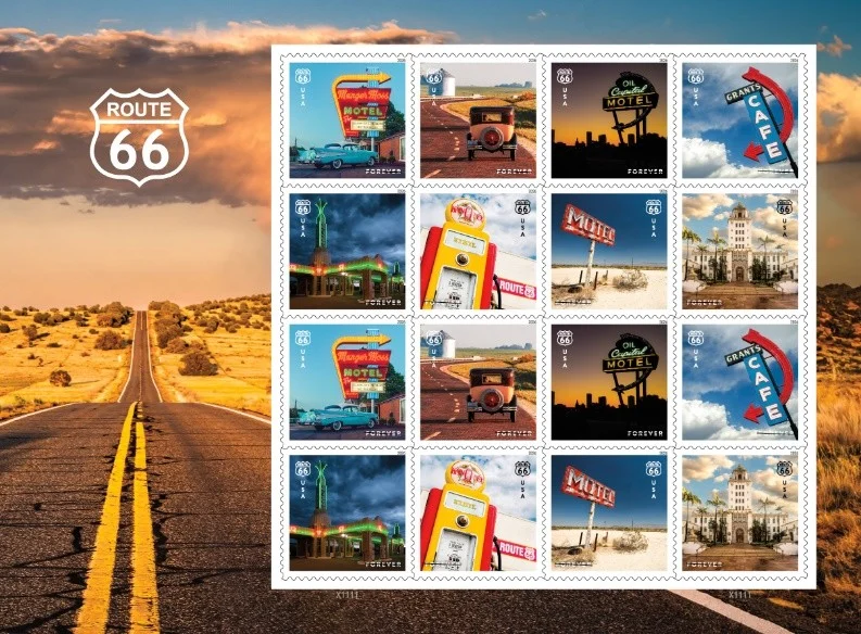 Get Your Kicks With Route 66 Stamps