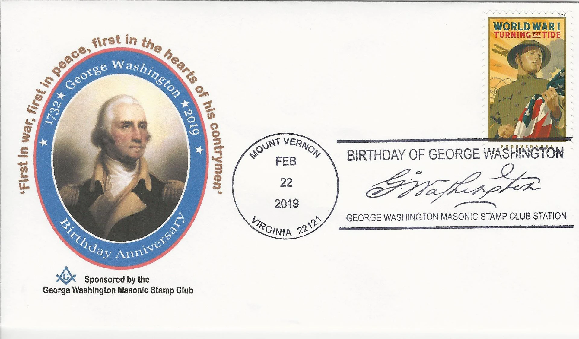 Scott #N/A – GWB — G-19-001