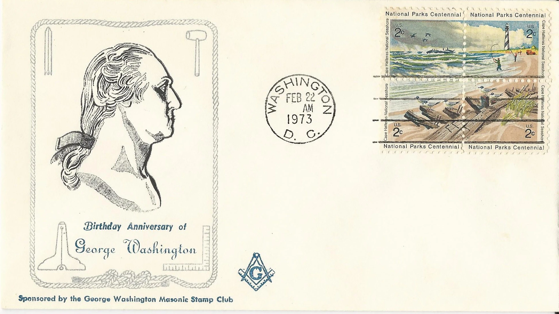 Scott #1448-1451 – GWB — G-73-002