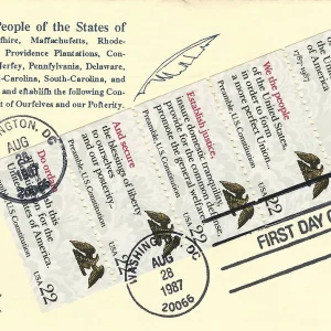 Scott #2355-2359 – FDC — G-87-008