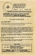 The Masonic Philatelist (Vol 02, No 06) cover