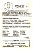 The Masonic Philatelist (Vol 03, No 03) cover