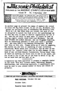 The Masonic Philatelist (Vol 04, No 02) cover