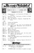 The Masonic Philatelist (Vol 04, No 03) cover