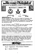 The Masonic Philatelist (Vol 04, No 07) cover