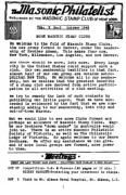 The Masonic Philatelist (Vol 05, No 03) cover