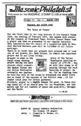The Masonic Philatelist (Vol 06, No 01) cover