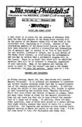 The Masonic Philatelist (Vol 06, No 11) cover