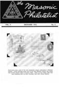 The Masonic Philatelist (Vol 09, No 04) cover