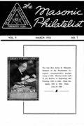 The Masonic Philatelist (Vol 09, No 07) cover