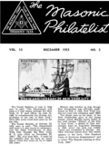 The Masonic Philatelist (Vol 10, No 05) cover