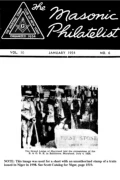 The Masonic Philatelist (Vol 10, No 06) cover