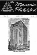 The Masonic Philatelist (Vol 10, No 08) cover