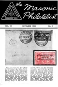The Masonic Philatelist (Vol 11, No 03) cover