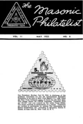 The Masonic Philatelist (Vol 11, No 08) cover