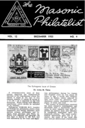 The Masonic Philatelist (Vol 12, No 04) cover