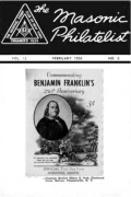 The Masonic Philatelist (Vol 12, No 06) cover