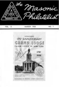 The Masonic Philatelist (Vol 12, No 07) cover