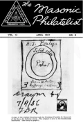 The Masonic Philatelist (Vol 13, No 08) cover