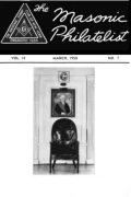 The Masonic Philatelist (Vol 14, No 07) cover
