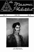 The Masonic Philatelist (Vol 14, No 10) cover