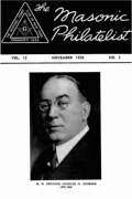 The Masonic Philatelist (Vol 15, No 03) cover