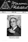 The Masonic Philatelist (Vol 15, No 10) cover
