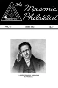 The Masonic Philatelist (Vol 17, No 07) cover