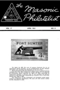 The Masonic Philatelist (Vol 17, No 08) cover