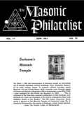 The Masonic Philatelist (Vol 17, No 10) cover