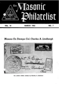 The Masonic Philatelist (Vol 18, No 07) cover