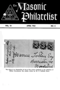 The Masonic Philatelist (Vol 18, No 08) cover