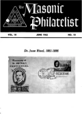 The Masonic Philatelist (Vol 18, No 10) cover