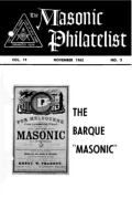 The Masonic Philatelist (Vol 19, No 03) cover