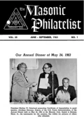 The Masonic Philatelist (Vol 20, No 01) cover