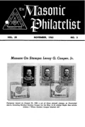 The Masonic Philatelist (Vol 20, No 03) cover