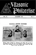 The Masonic Philatelist (Vol 24, No 03) cover
