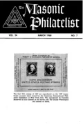 The Masonic Philatelist (Vol 24, No 07) cover