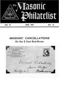 The Masonic Philatelist (Vol 25, No 10) cover
