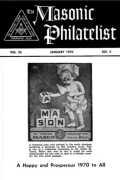 The Masonic Philatelist (Vol 26, No 05) cover
