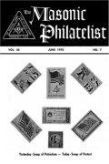 The Masonic Philatelist (Vol 26, No 07) cover