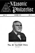 The Masonic Philatelist (Vol 27, No 02) cover