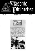 The Masonic Philatelist (Vol 28, No 02) cover