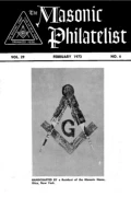 The Masonic Philatelist (Vol 29, No 06) cover