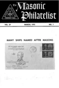 The Masonic Philatelist (Vol 29, No 07) cover