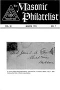 The Masonic Philatelist (Vol 30, No 07) cover