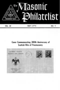 The Masonic Philatelist (Vol 30, No 09) cover