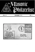 The Masonic Philatelist (Vol 31, No 01) cover