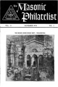 The Masonic Philatelist (Vol 31, No 03) cover