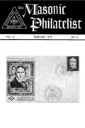 The Masonic Philatelist (Vol 31, No 06) cover